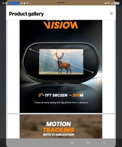 Digital Monocular with 3-Inch TFT Screen Night vision