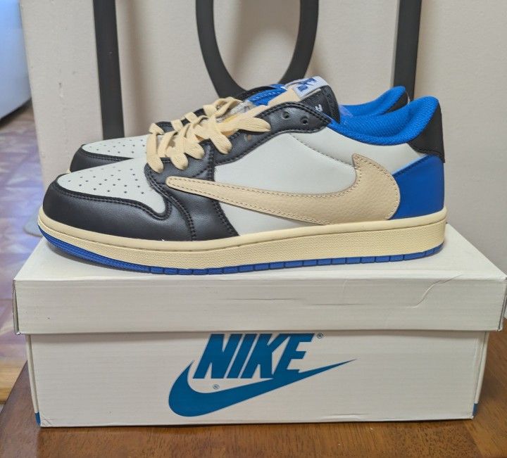 Fragment Design x Travis Scott x Air Jordan 1 Retro Low Men Sz 7,8,9,10,11