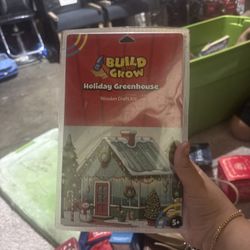 Lowe's Build and Grow Holiday Greenhouse Wooden Craft Kit