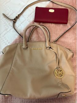 Michael Kors Purse and Wallet Set.  $55.00