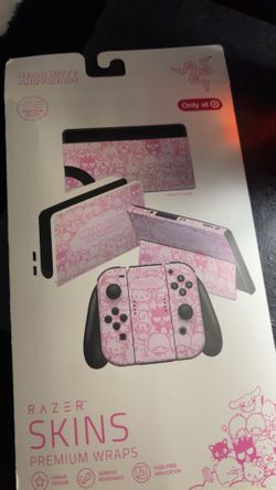 Hello Kitty Nintendo Switch Skin And Purple Case