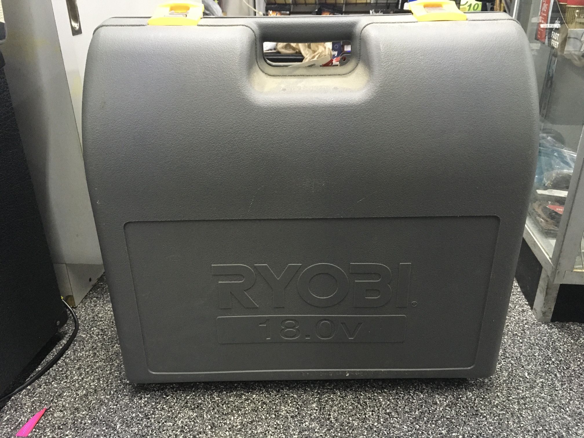 Ryobi Case W/ Drill, Vacuum, Circular Saw, Reciprocating Saw, Flashlight, Charger, 1 Battery 