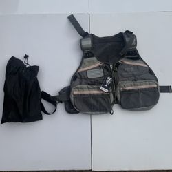 Bassdash FV07 Strap Fishing Vest – Lightweight, Multi-Pocket, One Size