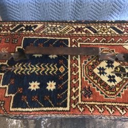 Antique Wrought Iron Bar For Fireplace