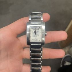 Montblanc Silver Steel Steel 29mm Watch 7048