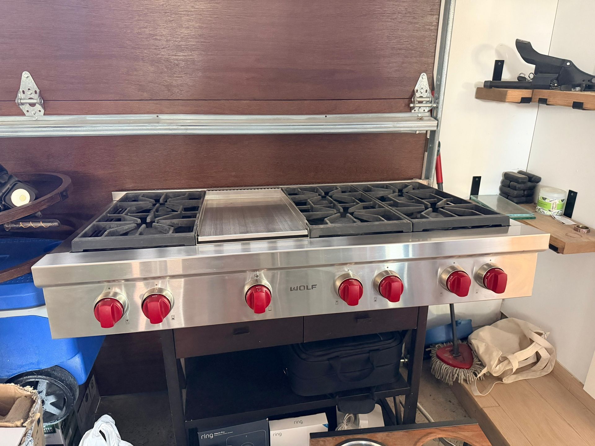 wolf 48 inch gas range top cooktop 