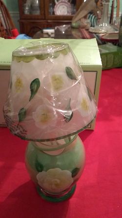 Gardenia Home Fragrance Lamp Jar Collection By Avon
