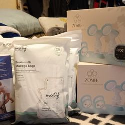 Breastpumps, Storage Bags, & Nursing Pads