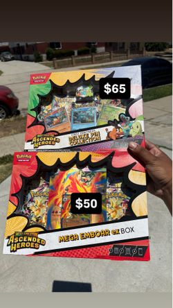 Pokémon ascended heroes ex box and first partners deluxe pin collection