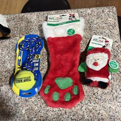 1 Pet Stoking And 2 Toys For $10