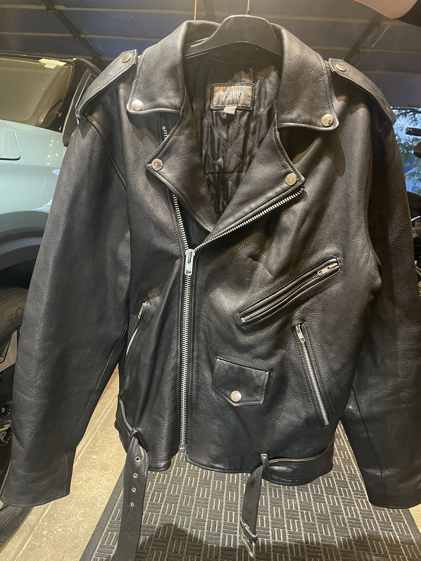 Men's Wilson Leather Jacket Size Large