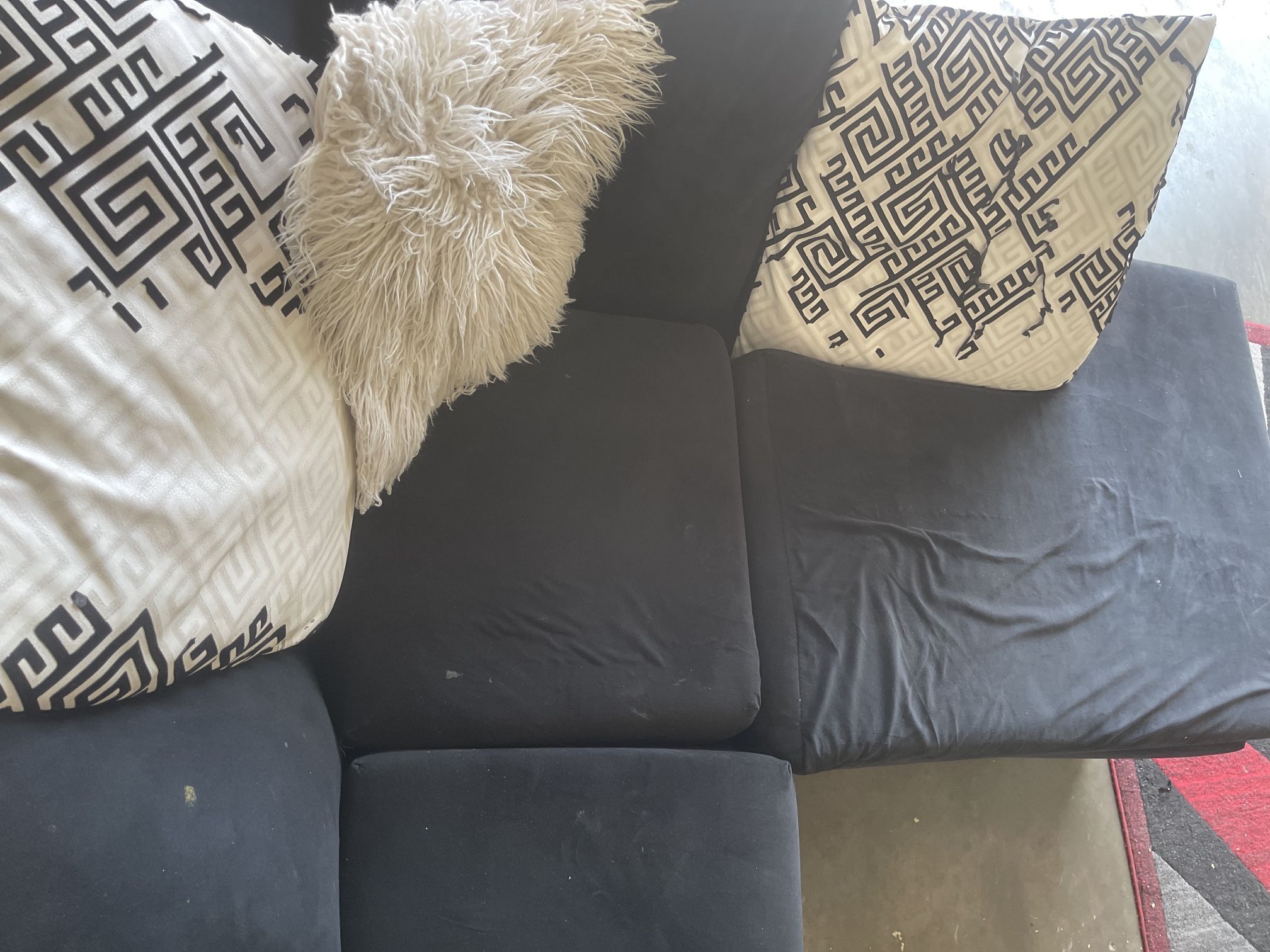 Black Sofa Set