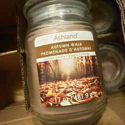 Large Ashland® AUTUMN WALK JAR CANDLES 17 OZ