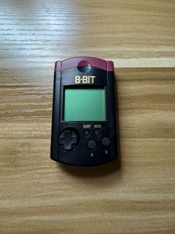 Official Sega Dreamcast SSSG VM 8-Bit Black & Red VMU Memory /w Cap HKT-7000 JP