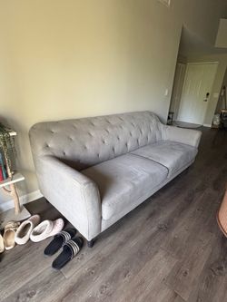Grey comfy couch