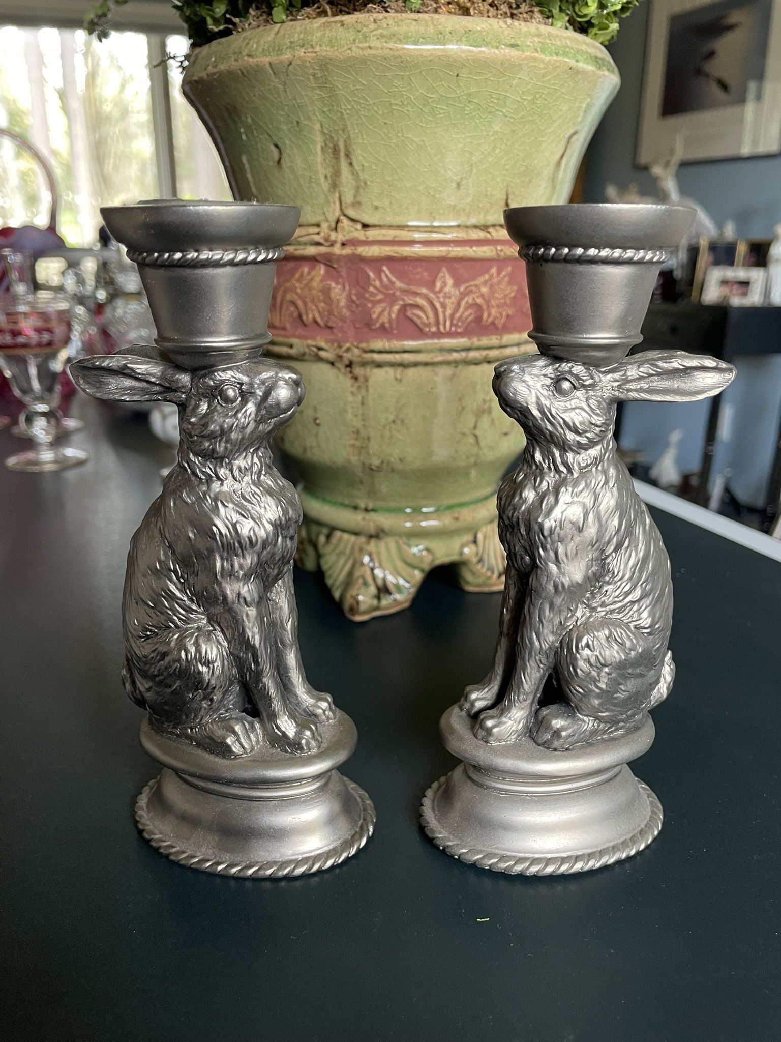 Rabbit Candlesticks