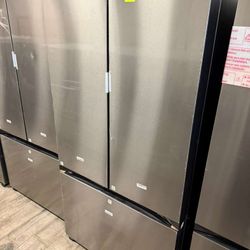 Samsung stainless steel French door bespoke fridge new counter depth with warranty
