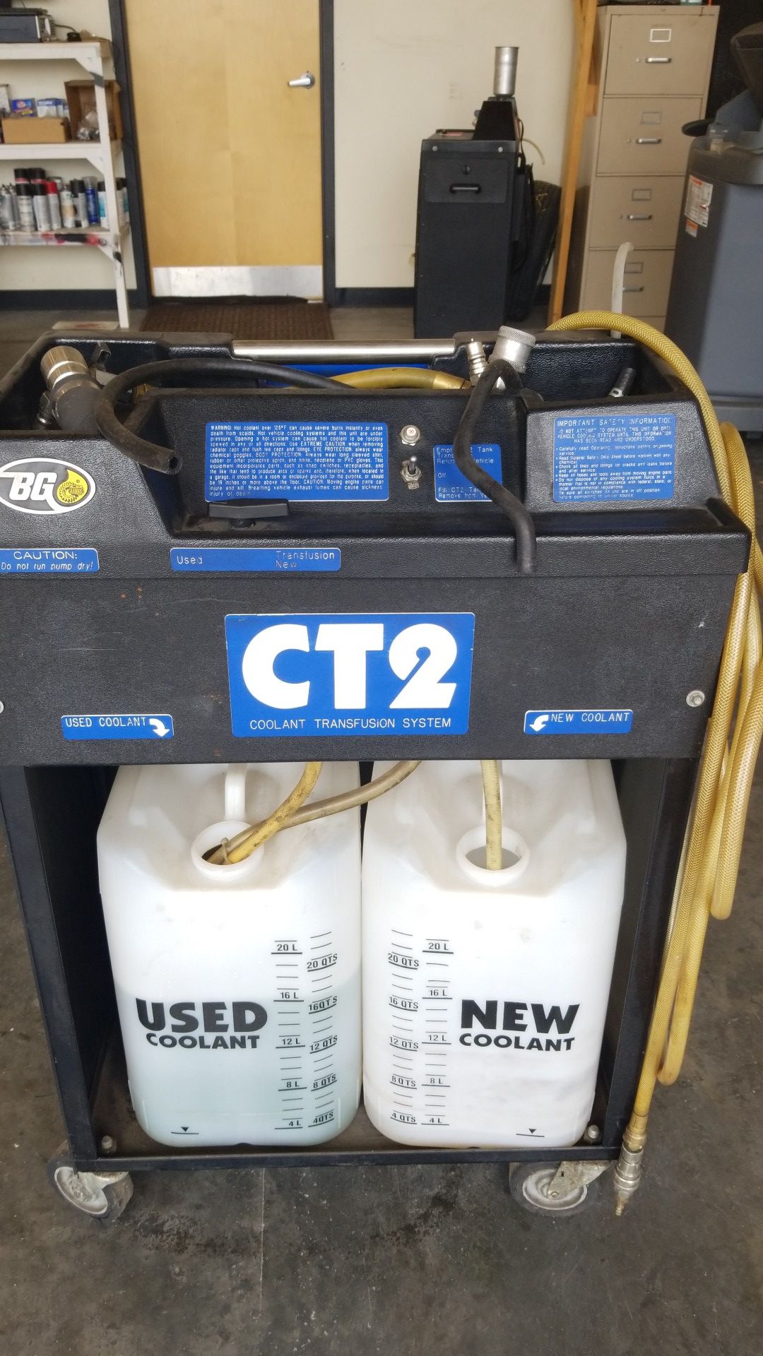 BG CT2 coolant transfusion machine