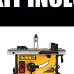 Dewalt Table Saw 10”