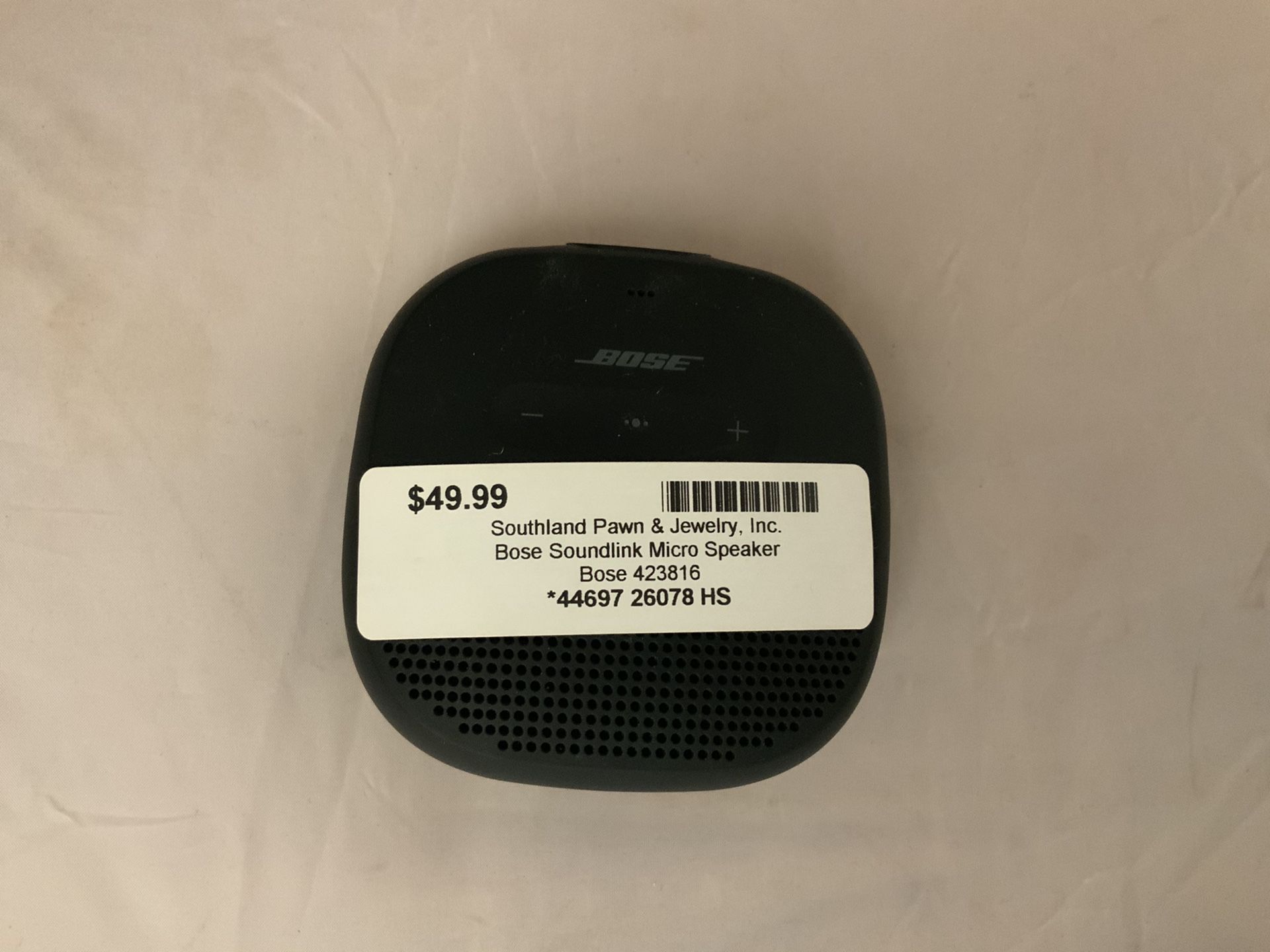 Bose soundlink micro speaker