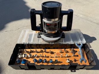 Router with bits