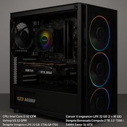 Custom Built Gaming + Workstation PC | i5-13600K + RTX 3050 + 32GB RAM + 1TB SSD