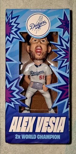 Brand New LA Dodgers Alex Vesia 2x World Champion Bobblehead SGA 2026
