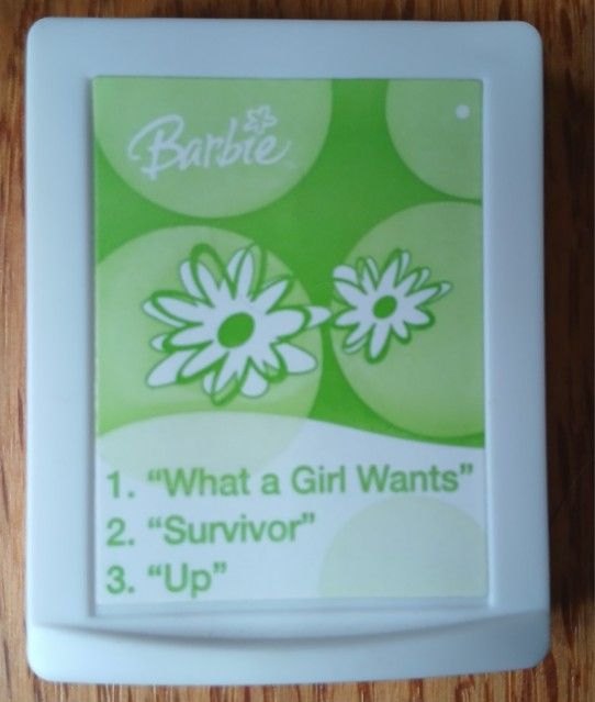 Barbie Matel Jam With Me Guitar Song Cartridge What A Girl Wants, Survivor, Up