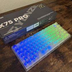 YUNZII X75 Pro Transparent Keyboard