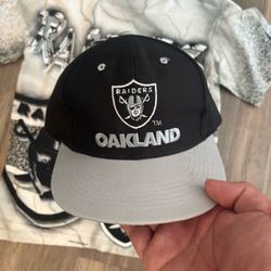 Vintage Oakland Raiders Logo 7 toddler SnapBack NWT