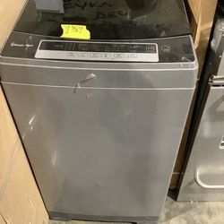 Magic Chef 2.0 cu. ft. Portable Top Load Washer with Stainless Steel Drum in Silver