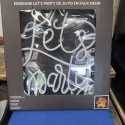 Let’s Party LED 20” Party Sign