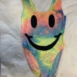 Smiley Face Tie Dye Bodysuit