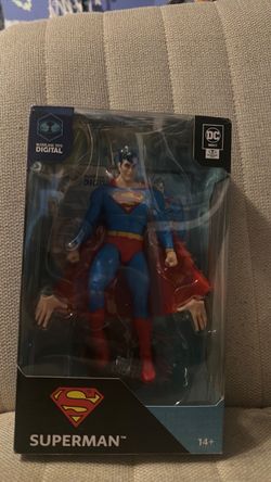 McFarlane toys, digital Superman, silver age New sealed