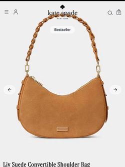 Kate spade Liv Suede Convertible Shoulder Bag
