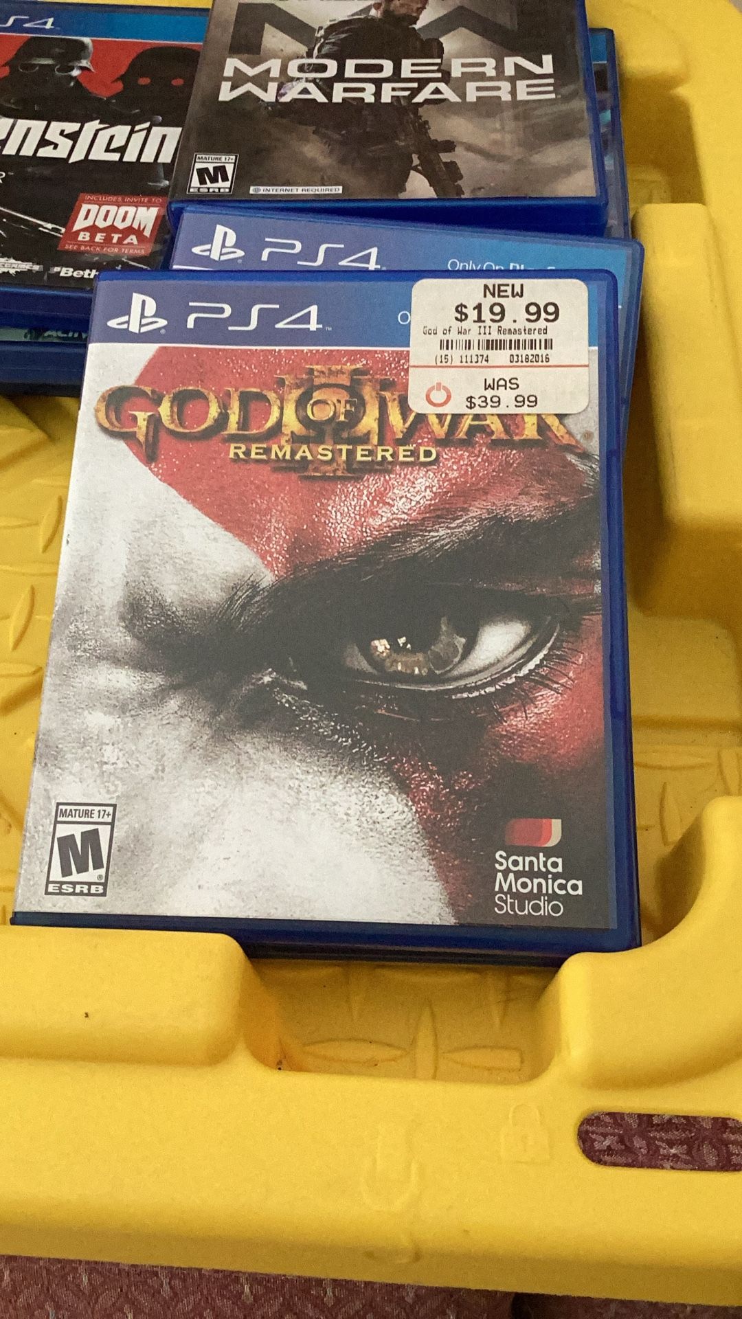 PS4 God Of War Game