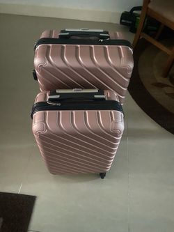 small and medium sized suitcases