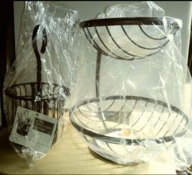 NEW FRUIT BASKET & UTENSIL HOLDER
