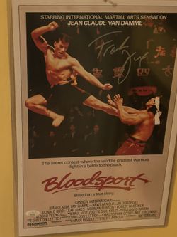 Blood Sport Signed By Original Frank Dukes