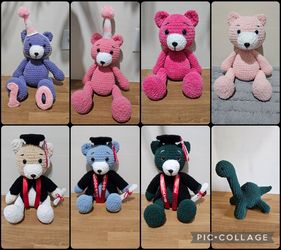 Crochet bears
