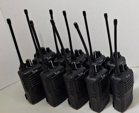 10- ICOM 16 Channel Handheld Transceiver 2-way Radios Li-ion w/charger - $400 (19th Ave & Bell Rd North Phx.)