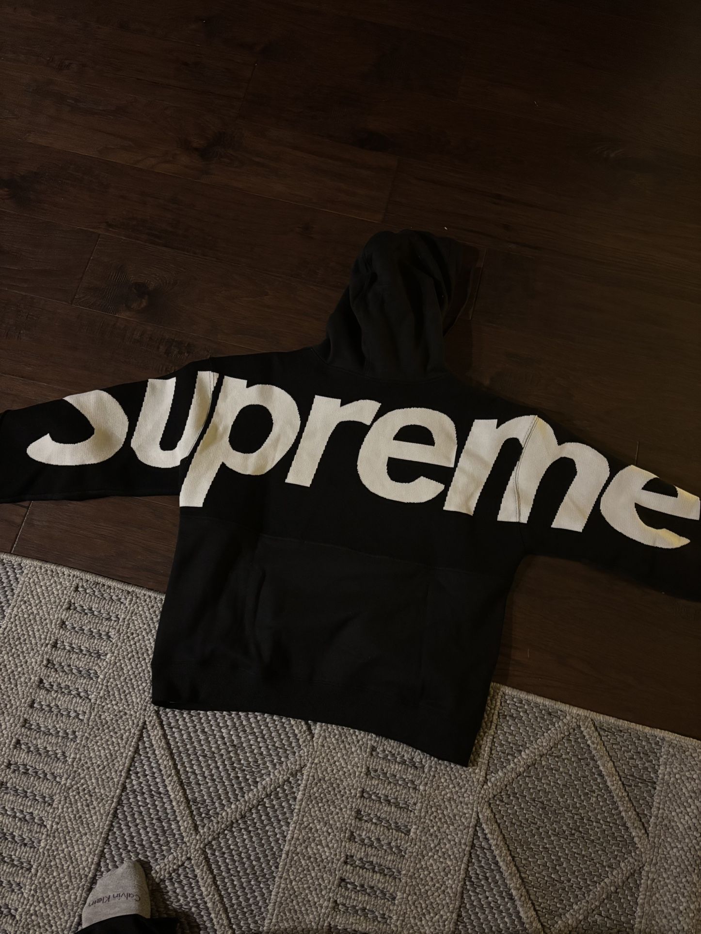 Supreme Hoodie Big logo “Jacquard”