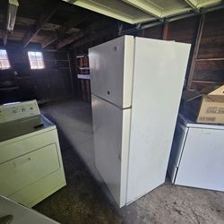 refrigerator, stove,  and 2 dryers 