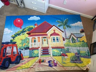 Bluey Cloth Background