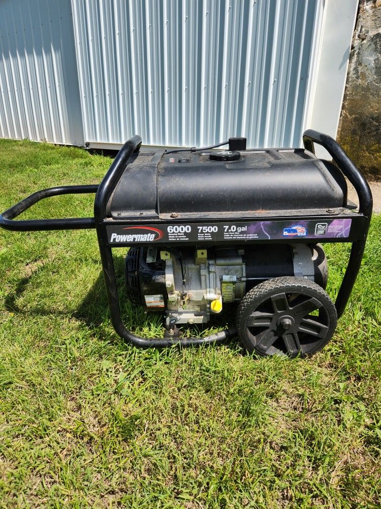 Powermate 6000 running watt generator