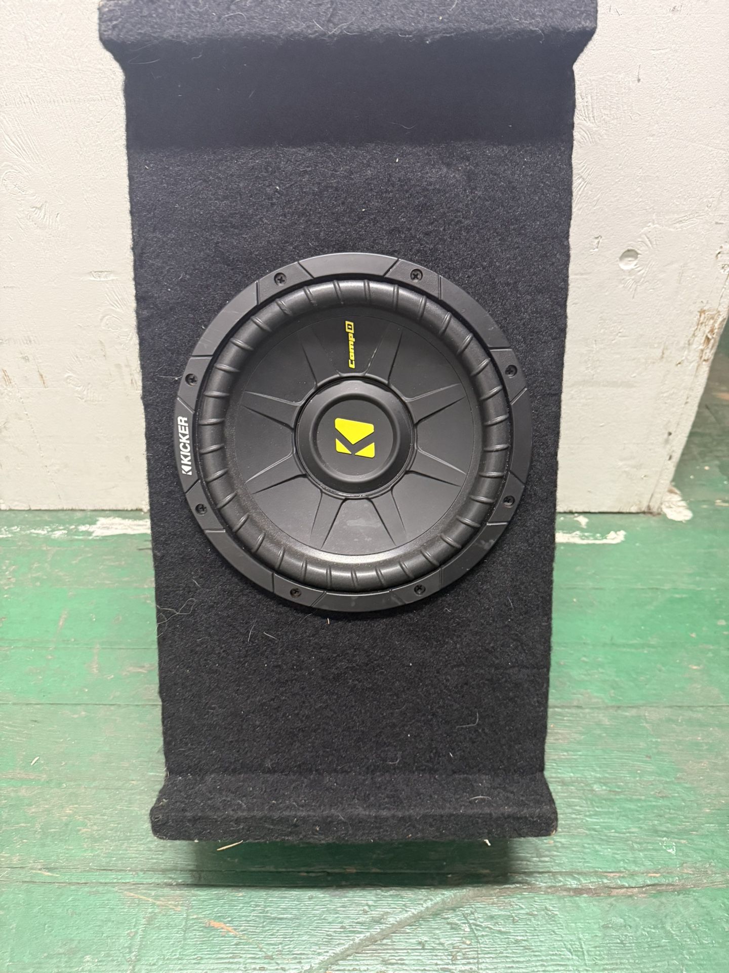 Kicker CompD 12" Subwoofer in Enclosure - Powerful Bass for Car Audio