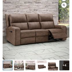 MOVING SALE: 3-Seat Reclining Sofa - Sam’s Club Abbyson Bryceton