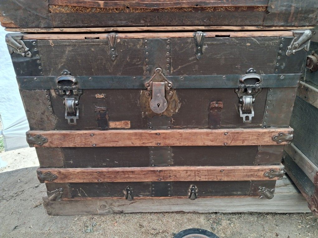 Antique Steamer Trunk
