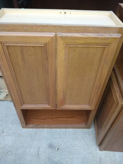 Bathroom Storage Wooden Wall Cabinet