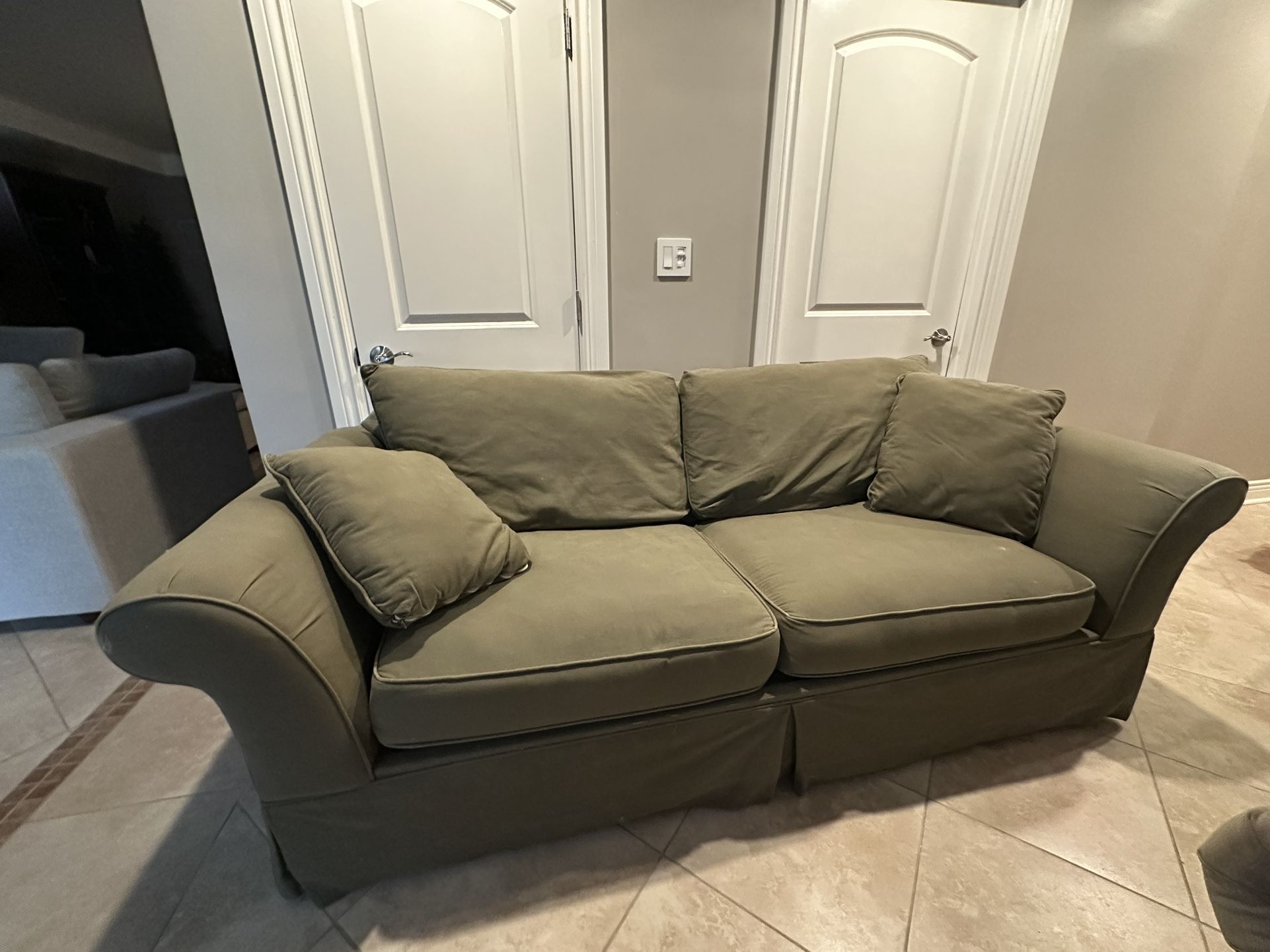 Sleeper Sofa Olive Green